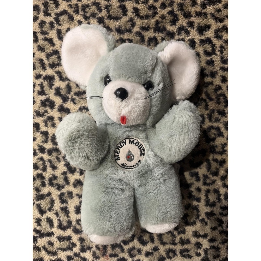 VTG Wee Win‎ Toys MERCY MOUSE Plush Stuffed Animal Bible Verse Hebrews 4:16 🙏